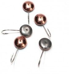 Мормышка паяная Яман Сфера, вес 2,25 г, медь (уп. 5 шт.)