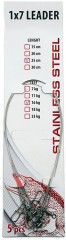 Поводок стальной Namazu Leader 1х7, d-0,45 мм, L-20 см, test- 23 кг (уп. 5 шт.)/700/