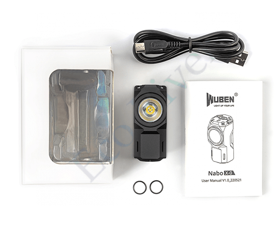 Фонарь Wuben X0 Black