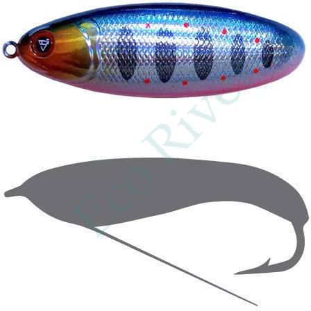 Блесна-незацепл. Sprut Bloody Woody Weedless Spoon 70S 15г/SBTR1