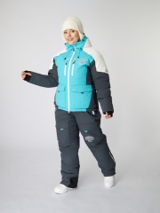 Костюм зимний Alaskan Vanda женский L бел/голуб/сер (куртка+полукомбинезон)