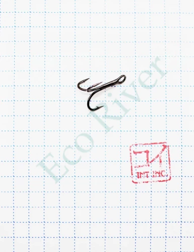 Крючок KOI O'SHAUGHNESSY TREBLE, размер 10 (INT), цвет BN, тройник (10 шт.)/19/