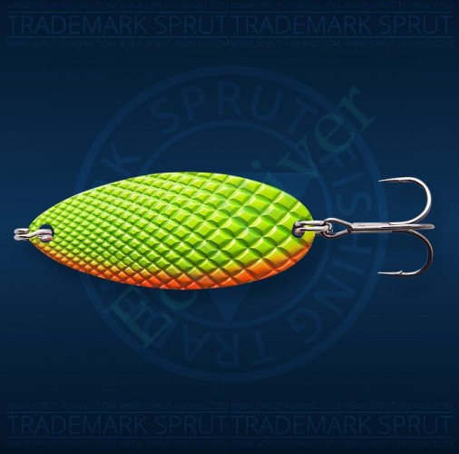 Блесна Sprut Santoku Spoon колеб. 65мм/23г/OLO