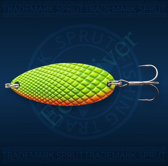 Блесна Sprut Santoku Spoon колеб. 65мм/23г/OLO