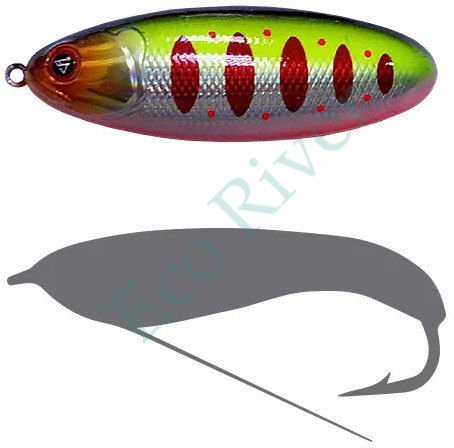 Блесна-незацепл. Sprut Bloody Woody Weedless Spoon 70S 15г/SGRTR3