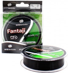 Леска Shii Saido Fantaji, L-100 м, d-0,203 мм, test-3,20 кг, угольно черный/100/