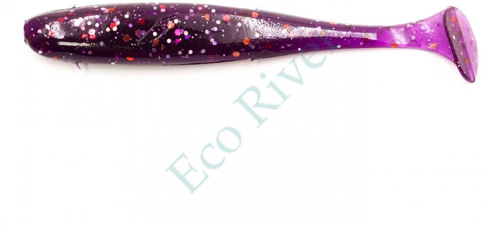 Виброхвост Yaman PRO Plum Blossom, р.4 inch, цвет #08 - Violet (уп. 6 шт.)