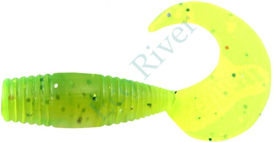 Твистер Yaman PRO Spry Tail, р.2 inch, цвет #10 - Green pepper (уп. 10 шт.)
