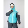 Костюм зимний Alaskan Vanda женский XL бел/голуб/сер (куртка+полукомбинезон)