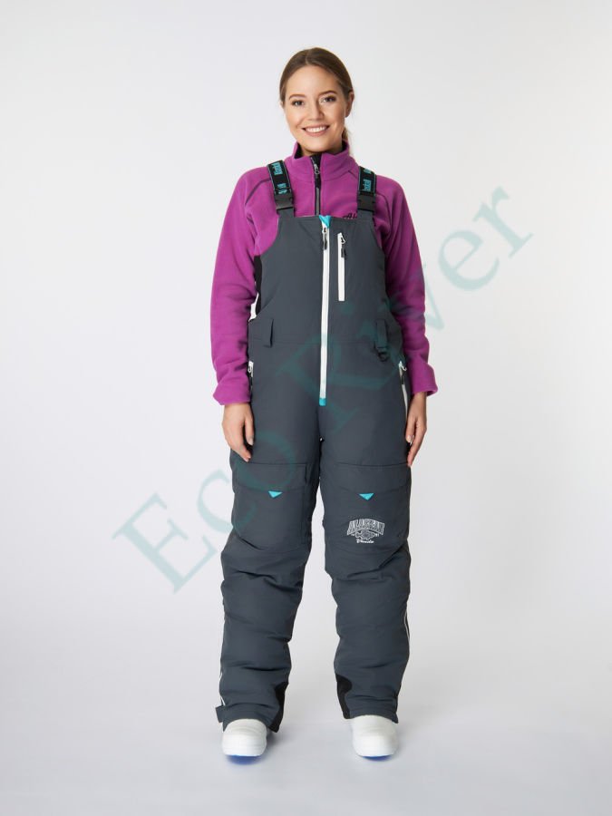 Костюм зимний Alaskan Vanda женский XL бел/голуб/сер (куртка+полукомбинезон)