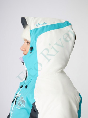 Костюм зимний Alaskan Vanda женский XL бел/голуб/сер (куртка+полукомбинезон)