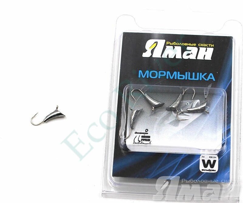 Мормышка вольфрамовая Яман Blue Fox с ушк, р.6,вес 3,00,цв.никель(уп.5 шт.)