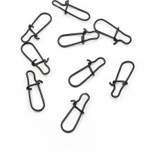 Карабин Namazu Pro NICE SNAP, цв. Carbon, р. 1, test-19 кг (уп. 10 шт.)/2000/