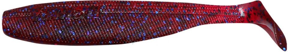 Виброхвост Yaman PRO Sharky Shad, р.3,75 inch, цвет #04 - Grape (уп.5 шт)