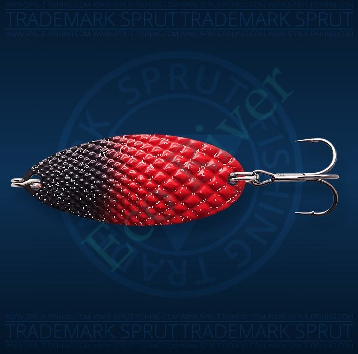 Блесна Sprut Santoku Spoon колеб. 65мм/23г/RBK