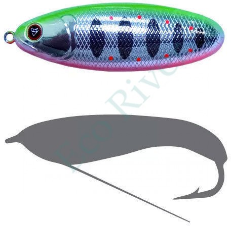 Блесна-незацепл. Sprut Bloody Woody Weedless Spoon 70S 15г/SLTR