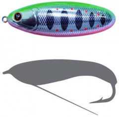 Блесна-незацепл. Sprut Bloody Woody Weedless Spoon 70S 15г/SLTR