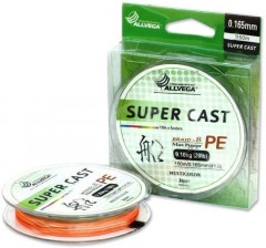 Леска плетёная Allvega Super Cast X8 мультиколор 0.185 150м