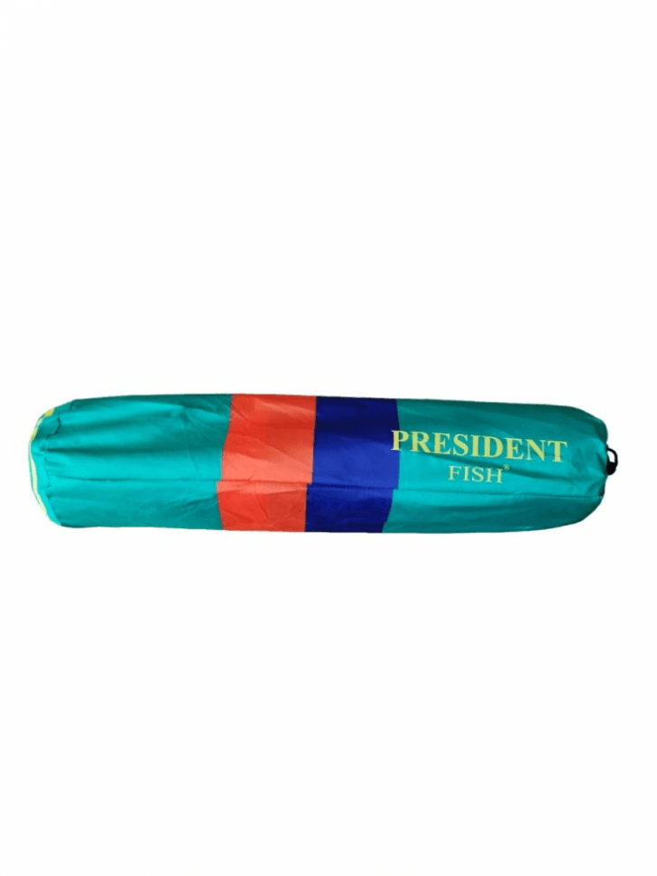 Коврик самонадувной President Fish 5см 8805006 с подголов. бирюз. (192*66)