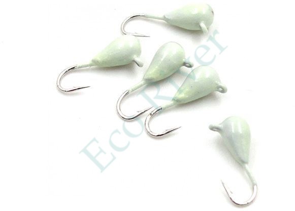 Мормышка вольфрамовая Яман Капля с ушк, р.5,вес 1,90,цв.фосф.(уп. 5 шт.)