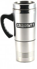 Кружка изотермическая двойная Следопыт, 330+180 мл/48/