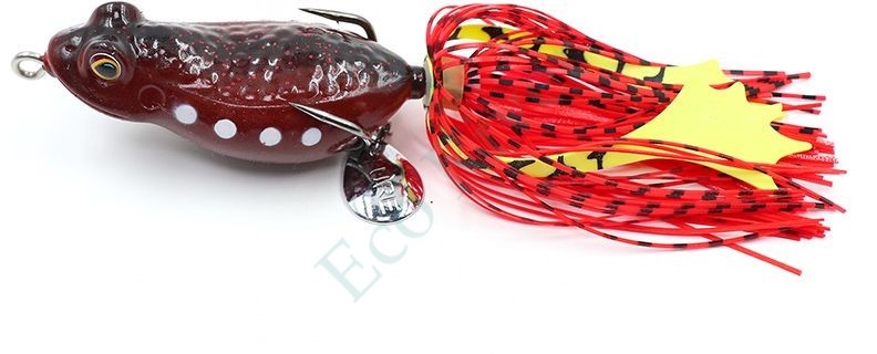 Лягушка-незацепляйка Namazu FROG с лапками, 65 мм, 16 г, цвет 04, крючок-двойник YR Hooks (BN) #2/0