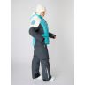 Костюм зимний Alaskan Vanda женский XXL бел/голуб/сер (куртка+полукомбинезон)