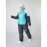 Костюм зимний Alaskan Vanda женский XXL бел/голуб/сер (куртка+полукомбинезон)
