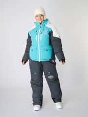 Костюм зимний Alaskan Vanda женский XXL бел/голуб/сер (куртка+полукомбинезон)
