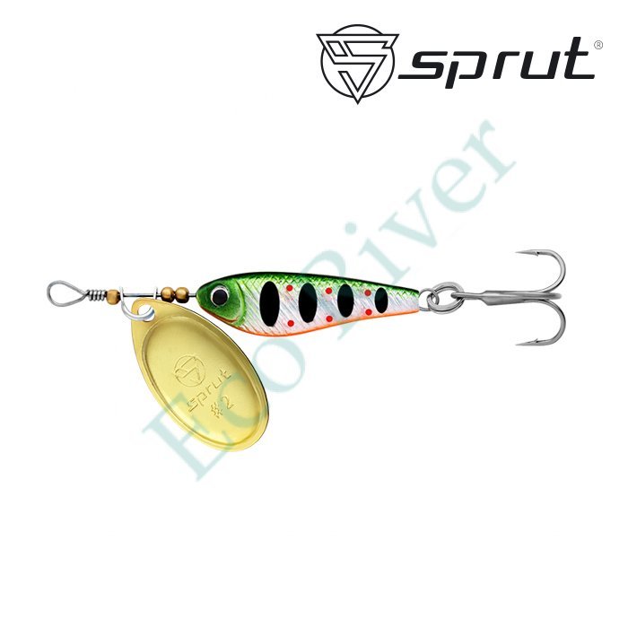 Блесна Sprut Alpina Classic Spinner №2 9г/SGRTR-G