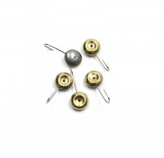 Мормышка паяная Яман Сфера с лыской, вес 1,04 г, латунь (уп. 5 шт.)