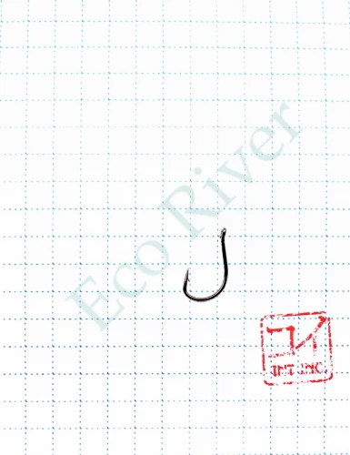 Крючок KOI TANAGO-RING, размер 8 (INT)/8 (AS), цвет BN (10 шт.)/175/