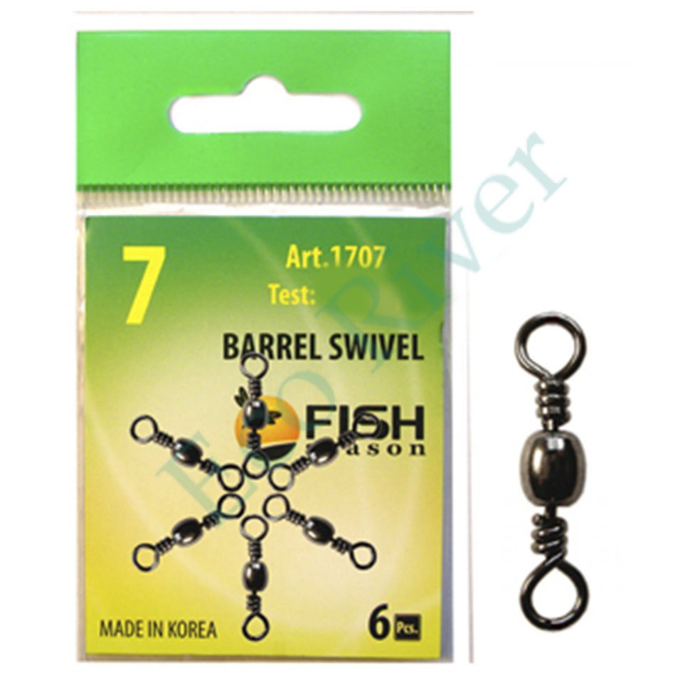Вертлюг Fish Season бочонок №9 18кг 8шт 1707-09F