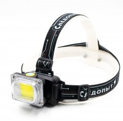 Фонарь налобный Сибирский Следопыт-RAY LIGHT JUNIOR, 1 COB, 3хААА/240/