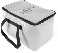 Сумка изотермическая ПВХ Следопыт Thermal Bag, 45х28х28 см, 35 л, цв. серый/2/
