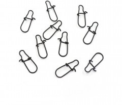 Карабин Namazu Pro NICE SNAP, цв. Carbon, р. 3, test-29 кг (уп. 10 шт.)/1000/