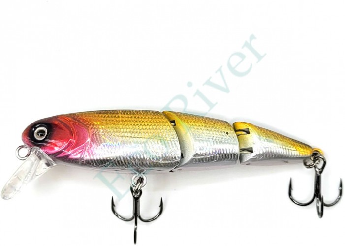 Воблер Namazu Clockwork moto Long, L-80мм, 8г, составной, плавающий (0-1,0м), цвет №10/200/