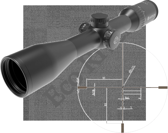 Artelv CRS Fiber 1.5-6x44 SFP 30мм