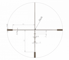 Artelv CRS Fiber 1.5-6x44 SFP 30мм