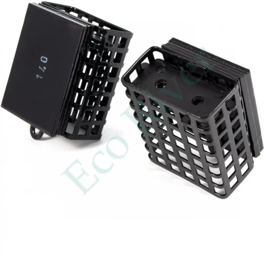 Кормушка фидерная Яман прямоугольная 140 г, металл, съемное пластиковое дно (уп. 10 шт.)/200/