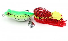 Лягушка-незацепляйка Namazu FROG с лапками, 65 мм, 16 г, цвет 08, крючок-двойник YR Hooks (BN) #2/0