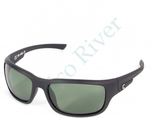 Очки поляризационные плавающие Следопыт Polar night в футляре, линзы green