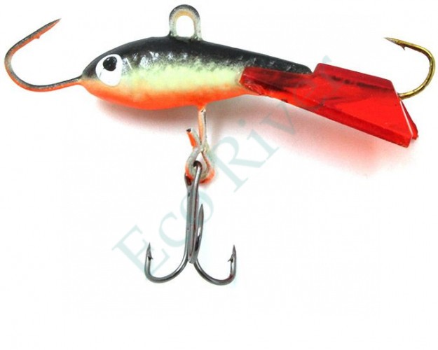 Балансир Яман Бычок Fluo, размер 3,5 см, вес 6 гр., цв. 23, на блистере