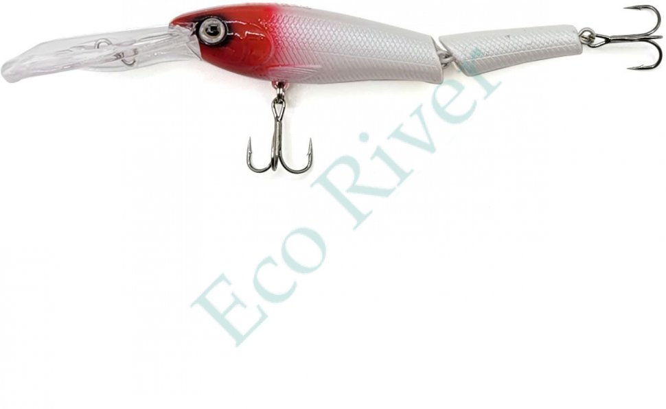 Воблер Namazu Jointed Zun Minnow, L-95 мм, 12,5г, минноу, составной, тонущий (0,5-2,5 м), цвет №1/