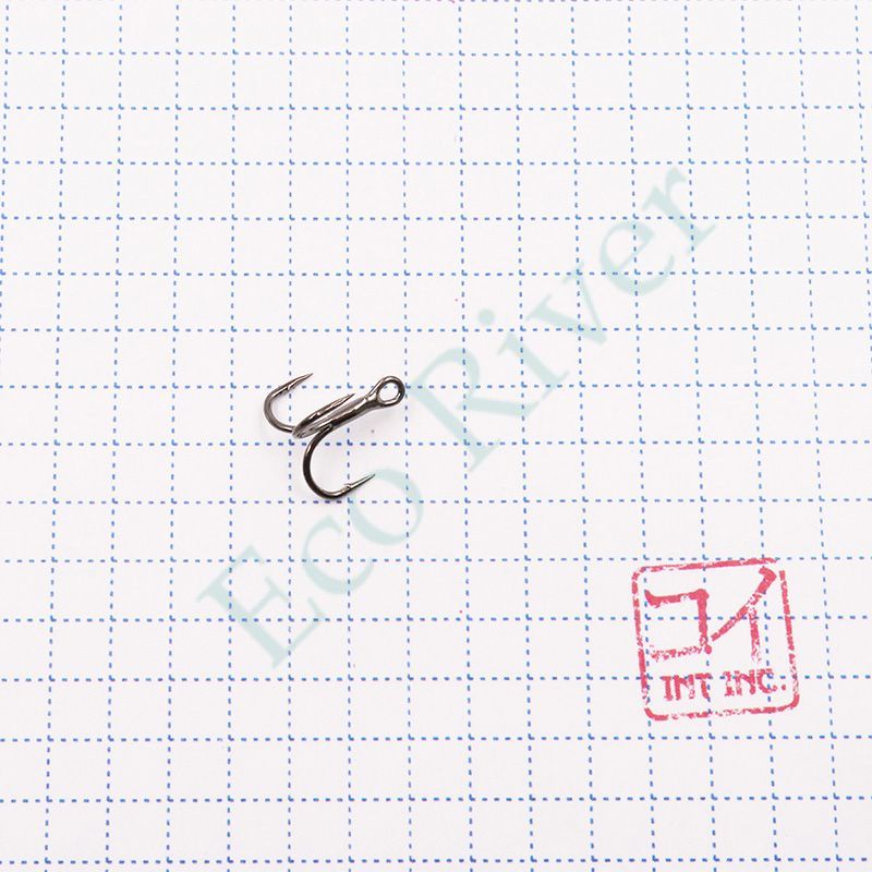 Крючок KOI SLENDER ROUND TREBLE, размер 14 (INT), цвет BN, тройник (5 шт.)/300/