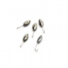 Мормышка паяная Яман Овсинка, вес 0,55 г, никель (уп. 5 шт.)