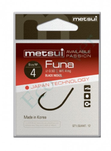 Крючок Metsui funa bln №8 12шт FU-BLN-08