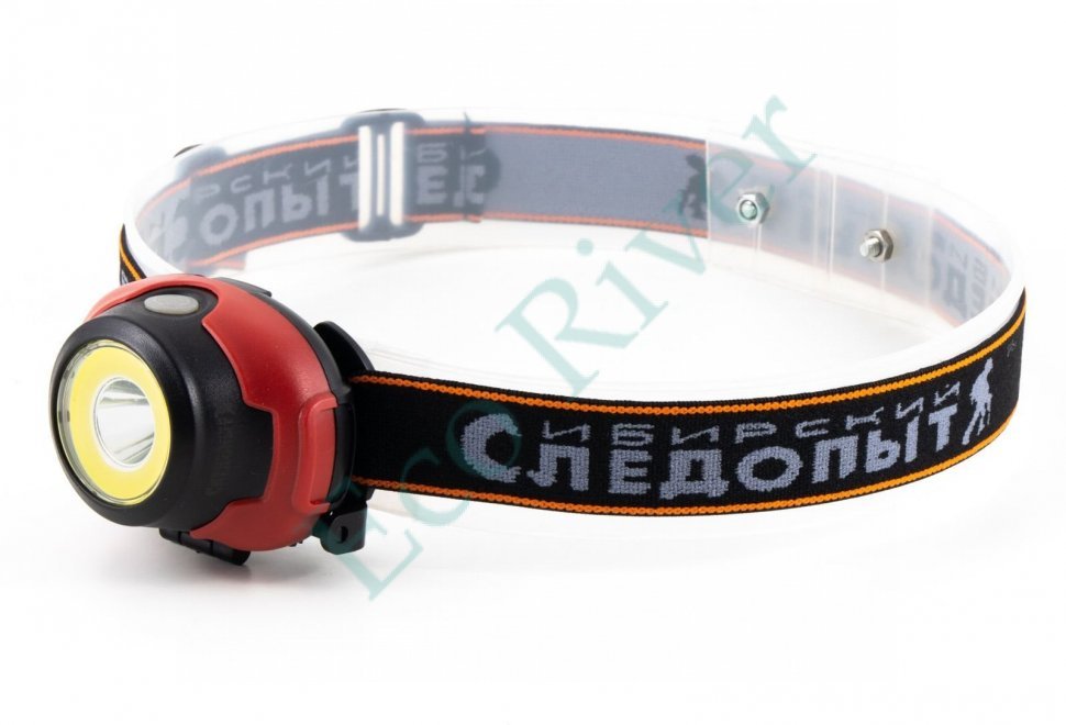 Фонарь налобный Сибирский Следопыт-Люмен, 1 LED + 1 COB, 3хААА/240/