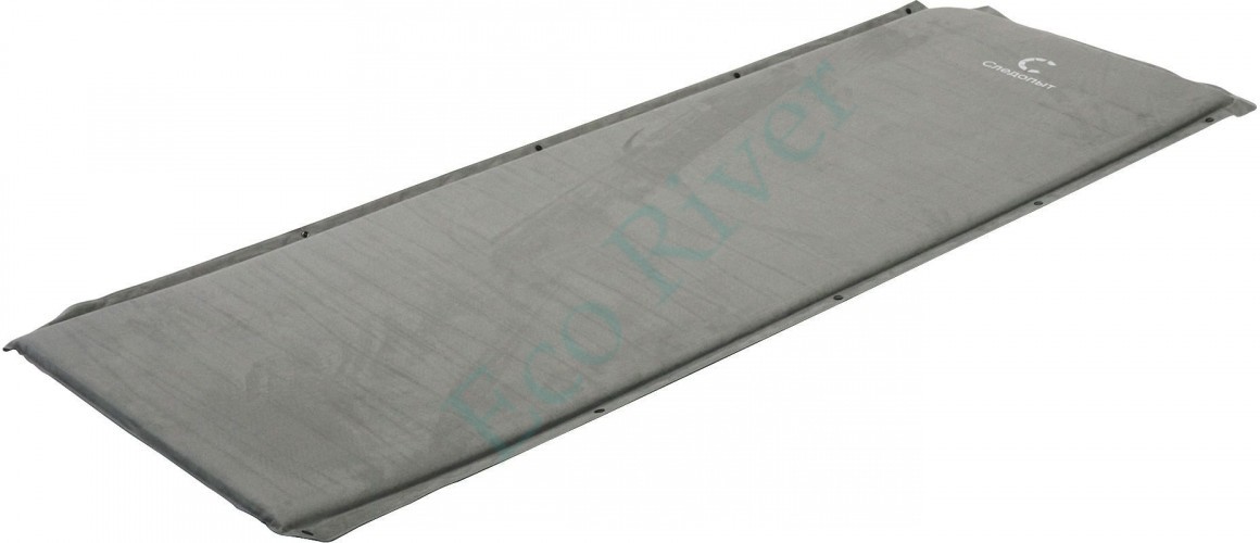 Коврик самонадувающийся Следопыт, 191x62x5 cм, премиум, серый/8/