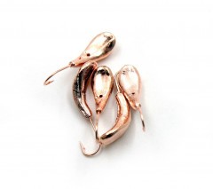 Мормышка Яман Комар с отв., цв.COPPER PLATED, р.5, вес 1,0 г (уп. 5 шт.)